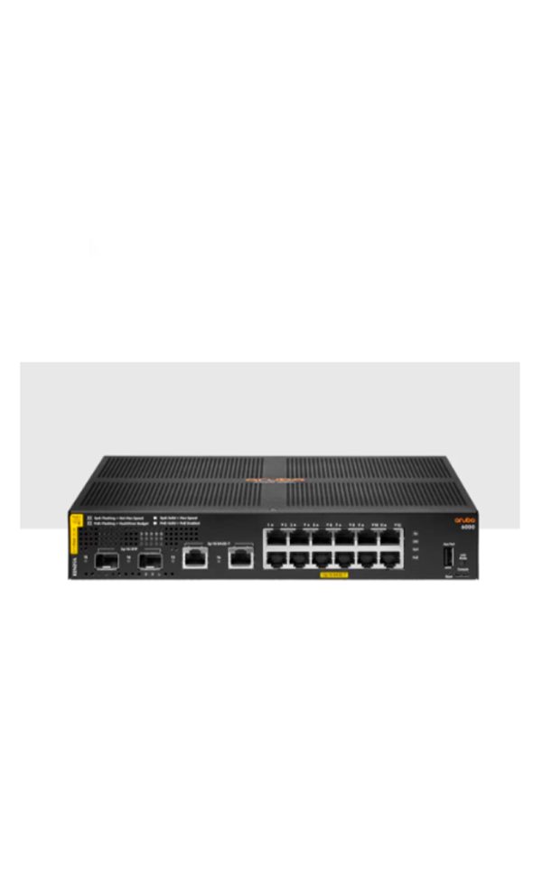 SWITCH HPE ARUBA 6000 12G POE+ CLA4 2SFP (PN: R8N89A)