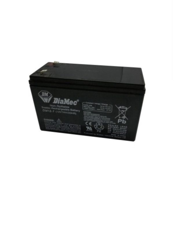 BATERIA DIAMEC STANDARD VRLA 12V 7AH F1